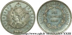 Concours de 10 centimes, essai de Pillard 1849 Paris VG.3185 var. SUP 
