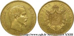 100 francs or Napoléon III tête nue 1855 Paris F.550/1
