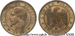 Un centime Napoléon III, tête nue 1856 Marseille F.102/31
