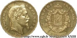 50 francs or Napoléon III, tête laurée 1864 Paris F.548/4 SUP 