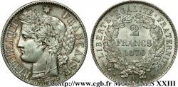 2 francs Cérès, avec légende 1870  Paris F.265/1 fST 