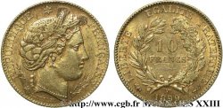 10 francs Cérès, Troisième république 1899 Paris F.508/5