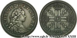 Essai de métal et de module au type de Louis XV frappé après 1880 n.d.  VG.cf. 3963  MS 