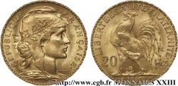 20 francs Coq, liberté égalité fraternité 1909 Paris F.535/3 AU 