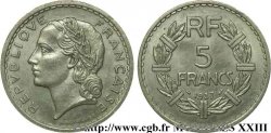 5 francs Lavrillier en nickel 1937 Paris F.336/6 SS 