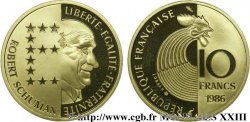 10 francs Schuman Belle Épreuve 1986 Pessac F.1303 1 FDC 