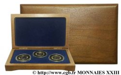 Coffret privé de trois 10 francs Montesquieu 1989 Pessac F.376/1 FDC 