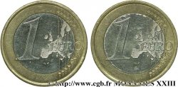 EUROPEAN CENTRAL BANK 1 euro, double face commune n.d. 