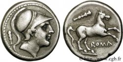 ROMAN REPUBLIC - ANONYMOUS Didrachme romano-campanien ou nummus XF