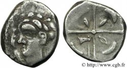 GALLIEN - SÜDWESTGALLIEN - VOLCÆ TECTOSAGES (Region die Toulouse) Drachme de style hybride entre “cubiste et romanisé”