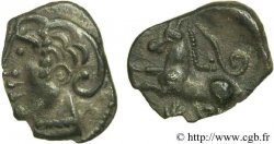 AMBIENS (Région d Amiens) Denier d argent imité des monnaies arvernes TTB+