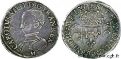 CHARLES IX Teston, 2e type 1562 Toulouse TTB