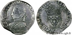 CHARLES IX Teston, 6e type 1562 Lyon
