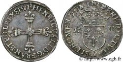 HENRI III Quart d écu, croix de face 1587 Toulouse