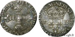 HENRI III Quart d écu, croix de face 1588 La Rochelle