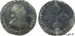 LOUIS XIII LE JUSTE Demi-franc, tête nue enfantine au col fraisé 1616 Paris TB