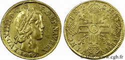 LOUIS XIV LE GRAND OU LE ROI SOLEIL Louis d’or aux huit L, portrait à la mèche longue 1649 Paris SUP/TTB+
