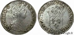 LOUIS XIV LE GRAND OU LE ROI SOLEIL Écu à la mèche longue 1659 Bayonne TTB/TTB+