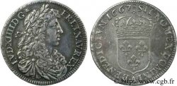 LOUIS XIV LE GRAND OU LE ROI SOLEIL Quart d écu au buste juvénile, 2e type 1667 Paris TTB+/TTB