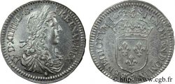 LOUIS XIV LE GRAND OU LE ROI SOLEIL Douzième d écu au buste juvénile 1662 Aix-en-Provence SPL