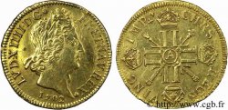 LOUIS XIV LE GRAND OU LE ROI SOLEIL Double louis d&nbsp;or aux huit L et aux insignes 1702 Paris