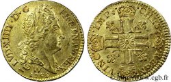 LOUIS XIV LE GRAND OU LE ROI SOLEIL Louis d or au soleil, faux 1709 Lille TTB