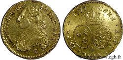 LOUIS XVI Double louis d’or aux écus ovales 1777 Limoges TTB