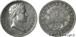 1 franc Napoléon Ier tête laurée, Empire français 1813 Marseille F.205/66