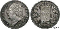 2 francs Louis XVIII 1816 Paris F.257/1 SUP 