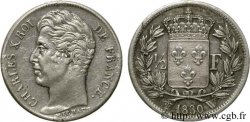 1/2 franc Charles X 1830 Lille F.180/54 TTB 