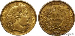 10 francs Cérès Deuxième république, levrette oreille basse 1850 Paris F.504/2