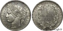 5 francs Cérès Deuxième république 1849 Paris F.327/1