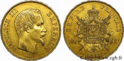 100 francs or Napoléon III tête nue 1855 Paris F.550/1