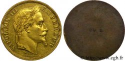 Épreuve de 50 francs or Napoléon III, tête laurée n.d.  Maz.-  SPL 