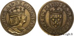 Essai de métal et de module au type du ducat d or de Naples de Louis XII n.d. Paris VG.3964 