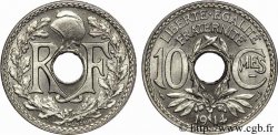 10 Centimes Lindauer en cupro-nickel, Cmes souligné 1914 Paris F.137/2 SPL 