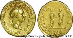 VESPASIEN, TITUS et DOMITIEN Aureus TTB