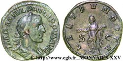 PHILIPPE Ier L&nbsp;ARABE Sesterce, (GB, Æ 30)