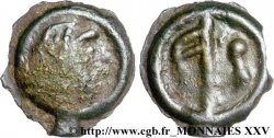 GALLIA - BITURIGES CUBI (Area of Bourges) Potin, type RN. 1837, pl. VII, n° 11-12