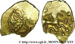 GALLIA BELGICA - SUESSIONES (Area of Soissons) Quart de statère au serpent cornu, DT. 330