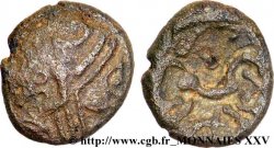 AMBIANI (Area of Amiens) Bronze du type du denier scyphate BN. 8500