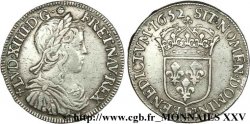 LOUIS XIV &nbsp;THE SUN KING&nbsp; Demi-écu à la mèche longue 1652 Angers