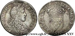 LOUIS XIV LE GRAND OU LE ROI SOLEIL Demi-écu au buste juvénile, 1er type 1660 Rennes