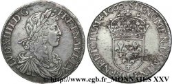 LOUIS XIV &nbsp;THE SUN KING&nbsp; Demi-écu au buste juvénile, 1er type 1662 Bayonne BB
