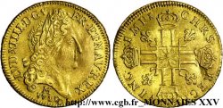 LOUIS XIV LE GRAND OU LE ROI SOLEIL Louis d&nbsp;or au soleil 1710 Toulouse TTB
