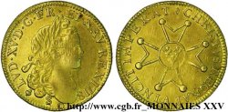 LOUIS XV DIT LE BIEN AIMÉ Louis d’or à la croix de chevalier 1718 Reims