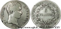 5 francs Napoléon empereur, calendrier révolutionnaire 1805 Lille F.303/16