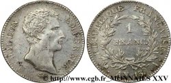 1 franc Napoléon Empereur, Calendrier révolutionnaire 1805 Paris F.201/14