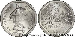 2 francs Semeuse, nickel, frappe monnaie 1991 Pessac F.272/15 FDC 
