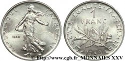 Essai de 1 franc Semeuse, nickel 1959 Paris F.226/3 SPL 